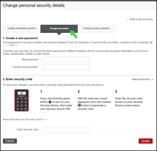 Change Logon Password for Dual-Password Logon