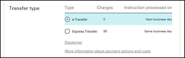 express transfer